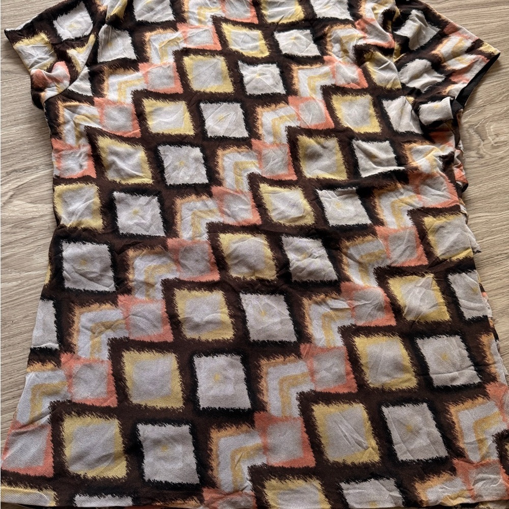 Style & Co. Multicolor Geometric Blouse - Picture 3 of 3